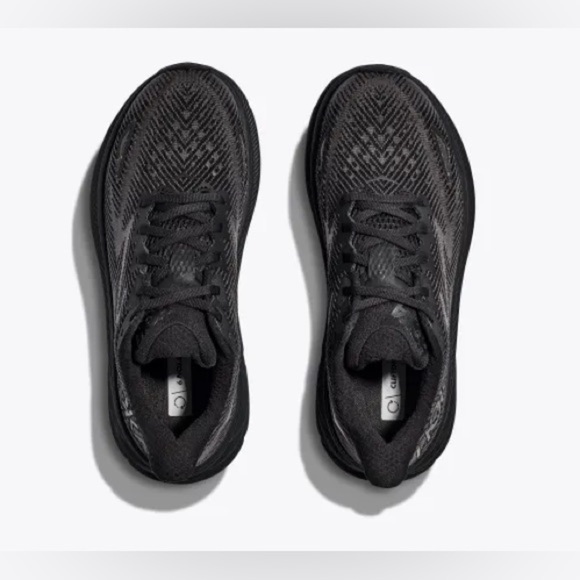 Hoka Clifton 9 Women's Running Shoes Black Size 8B Lightweight Sneakers - Picture 4 of 12